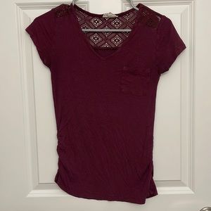 Maroon T-shirt